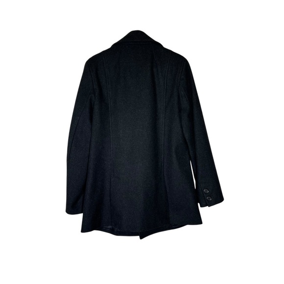 J Crew Wool Blend Double Breasted Peacoat Size Medium - Picture 3 of 10